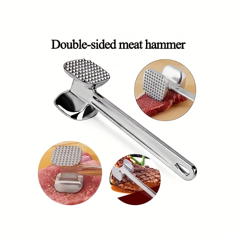 Double sided Meat Hammer Steak Hammer Aluminum Alloy Steak - Temu