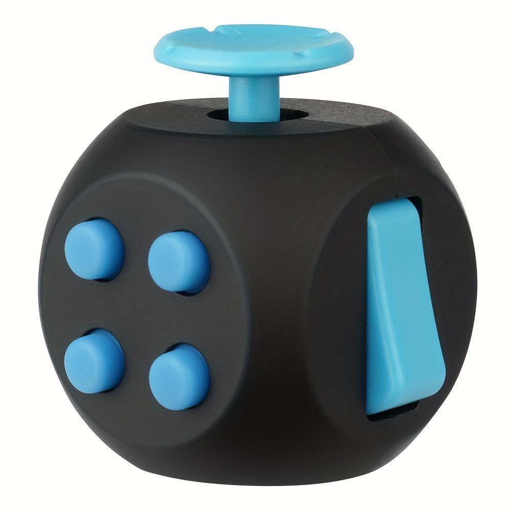 Stress Relief Dice Fidget Toy Decompression Cube Antistress - Temu