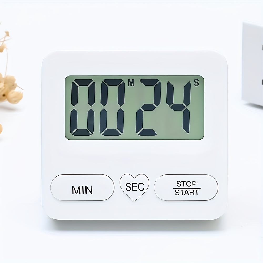 Multi-function Electronic Magnet Timer, Digital Kitchen Timer, Learning  Countup Timer, Suitable For Kitchen, Study, Work, Exercise Training,  Outdoor Activities, Countdown Timer Stopwatch Cooking Baking Sports Alarm  Clock Not Including Battery - Temu