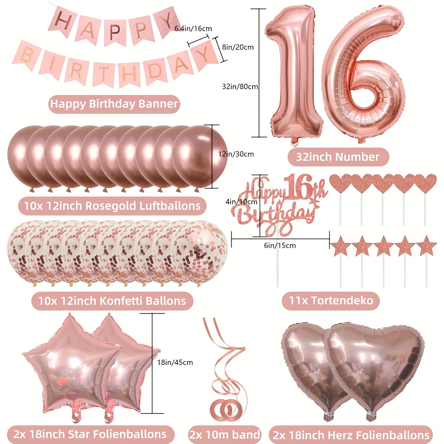 Palloncini 10 Anni Compleanno ragazza Oro Rosa decorazioni compleanno 10  anni ragazza palloncini 10 anni ragazza Oro Rosa festa 10 Anni Palloncini  Compleanno 10 anni Decorazione ragazza Oro Rosa : : Casa e cucina