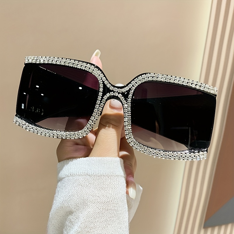 Oversized Square Fashion Sunglasses For Women Polarized Gradient Uv400 Sun  Shades For Driving Shopping Party - Temu