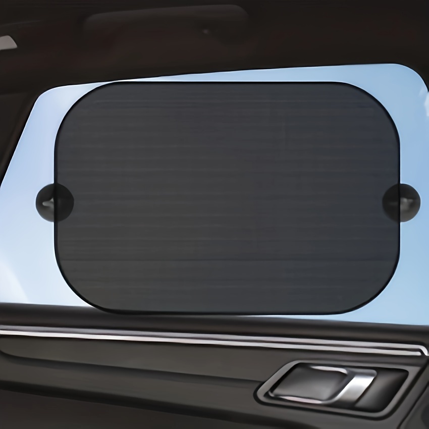 Stores anti-UV pour vitres arrière de voiture, pare-brise en gaze noire,  pare-soleil à