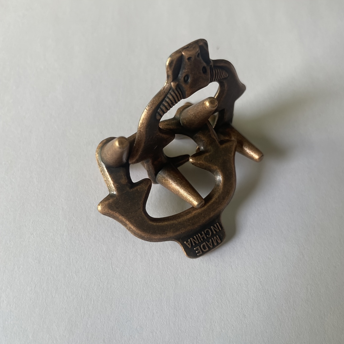 Cow Head Magic Puzzle Zinc Alloy Unlock Kongming Lock