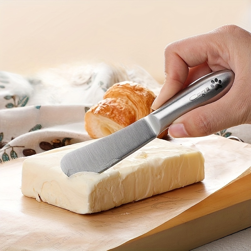 Stainless Steel Butter Knife Plastic Handle Butter Knife - Temu Ireland