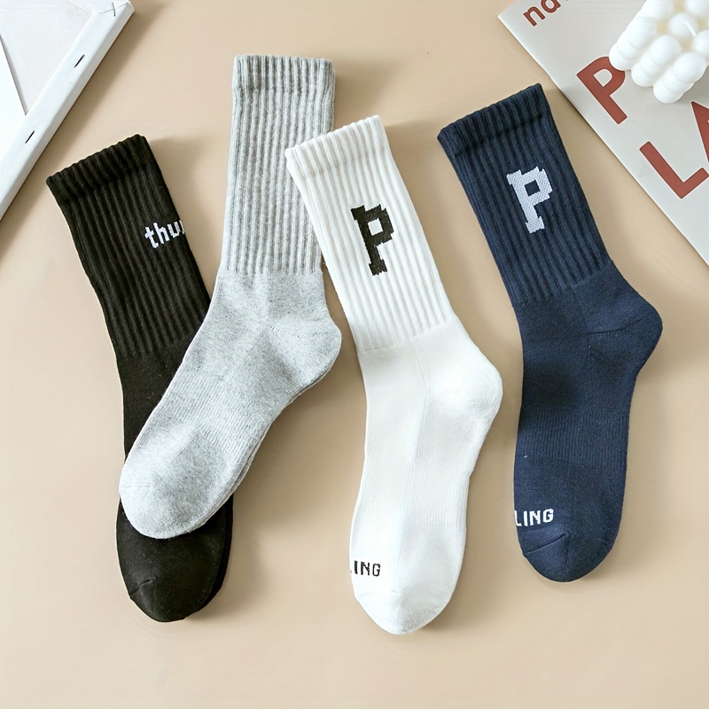 Men's Cushioned Crew Socks Moisture Wicking Soft Breathable - Temu