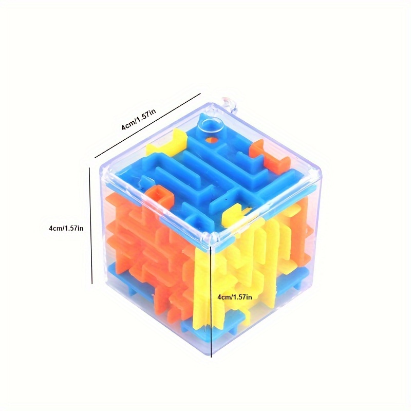 3D Maze Magic Cube Puzzle trasparente a sei lati Speed Cube Rolling Ball  Magic Cubes labirinto