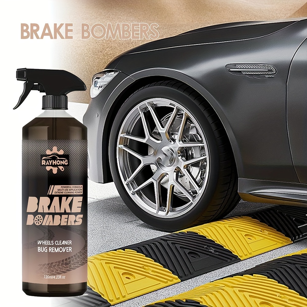 Car Wheel Cleaning Spray 120ml Powerful Rim And Brake Buster Spray Protect  Wheels And Brake Discs