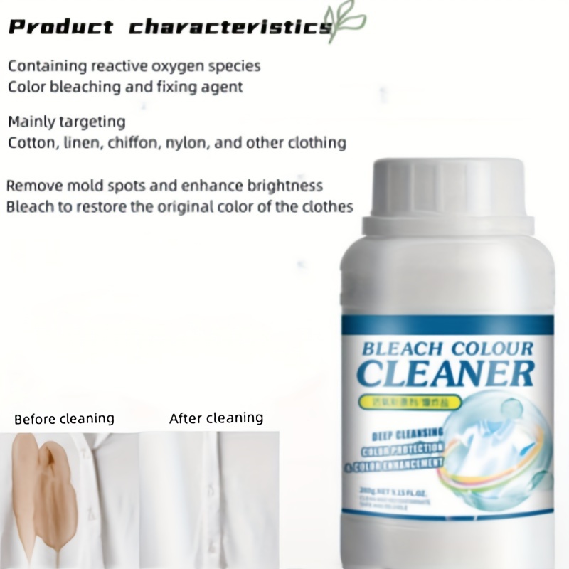 1pc Clothing Color Restoring Bleach Powder, White Clothes