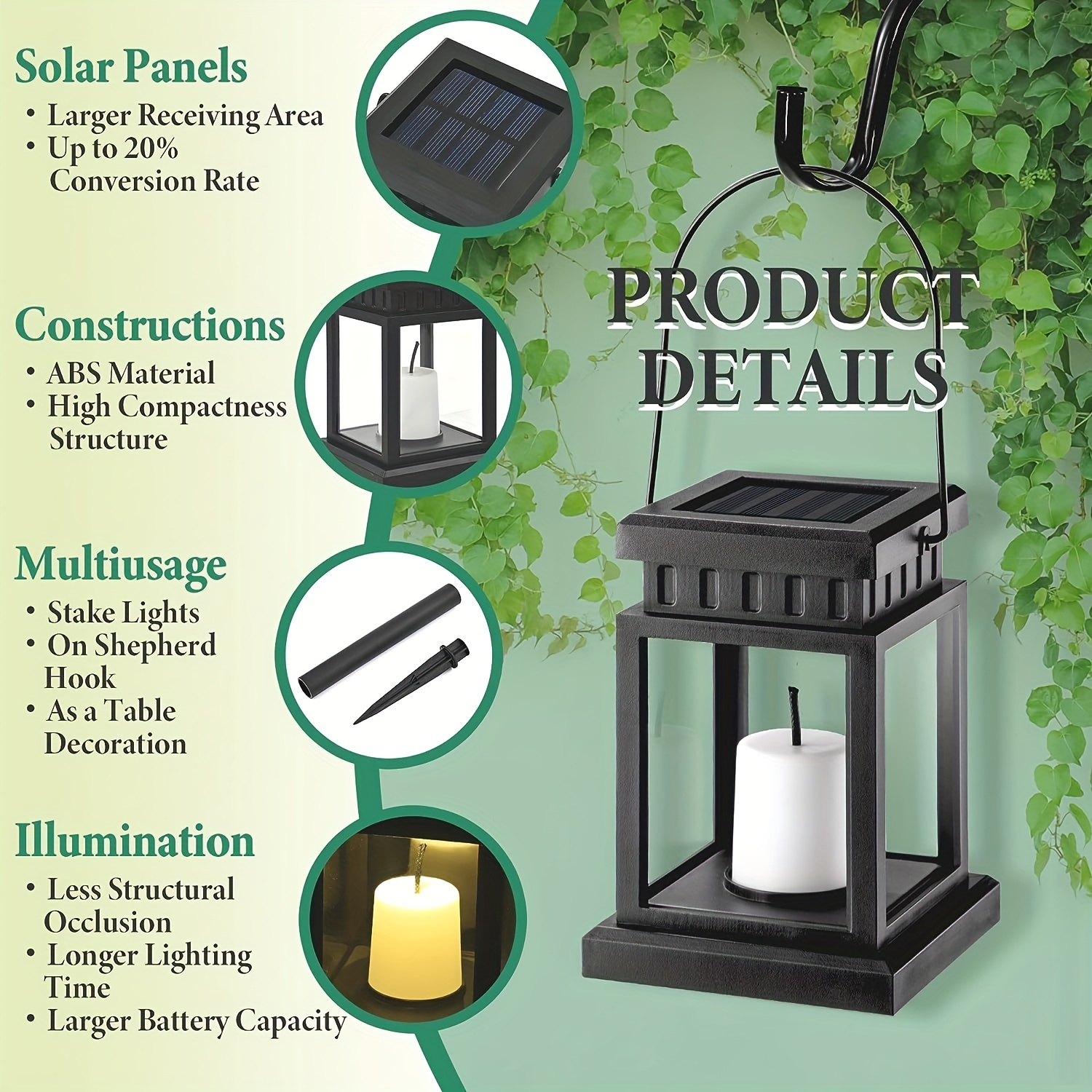 Battery operated on sale lanterns outdoor