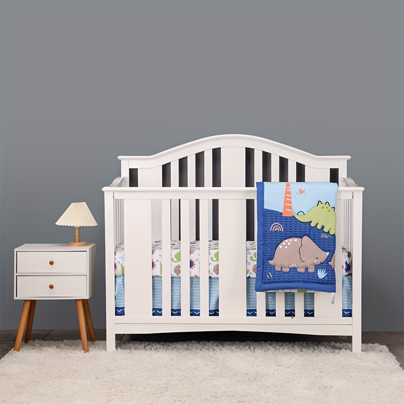 Baby boy crib bedding 2025 sets dinosaurs