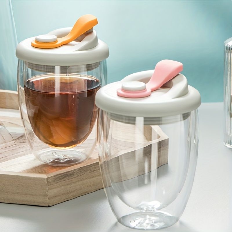 Vasos de vidrio personalizados con tapas y pajitas de bambú con nombre  personalizado y foto sublimación, vaso de 16 onzas, taza de café helado