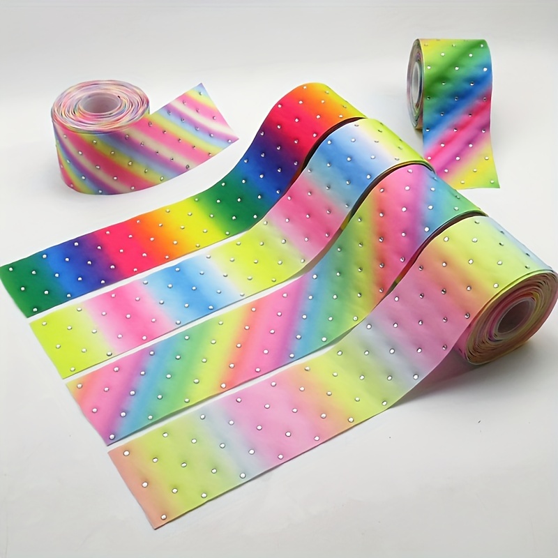 PASTEL RAINBOW GROSGRAIN RIBBON