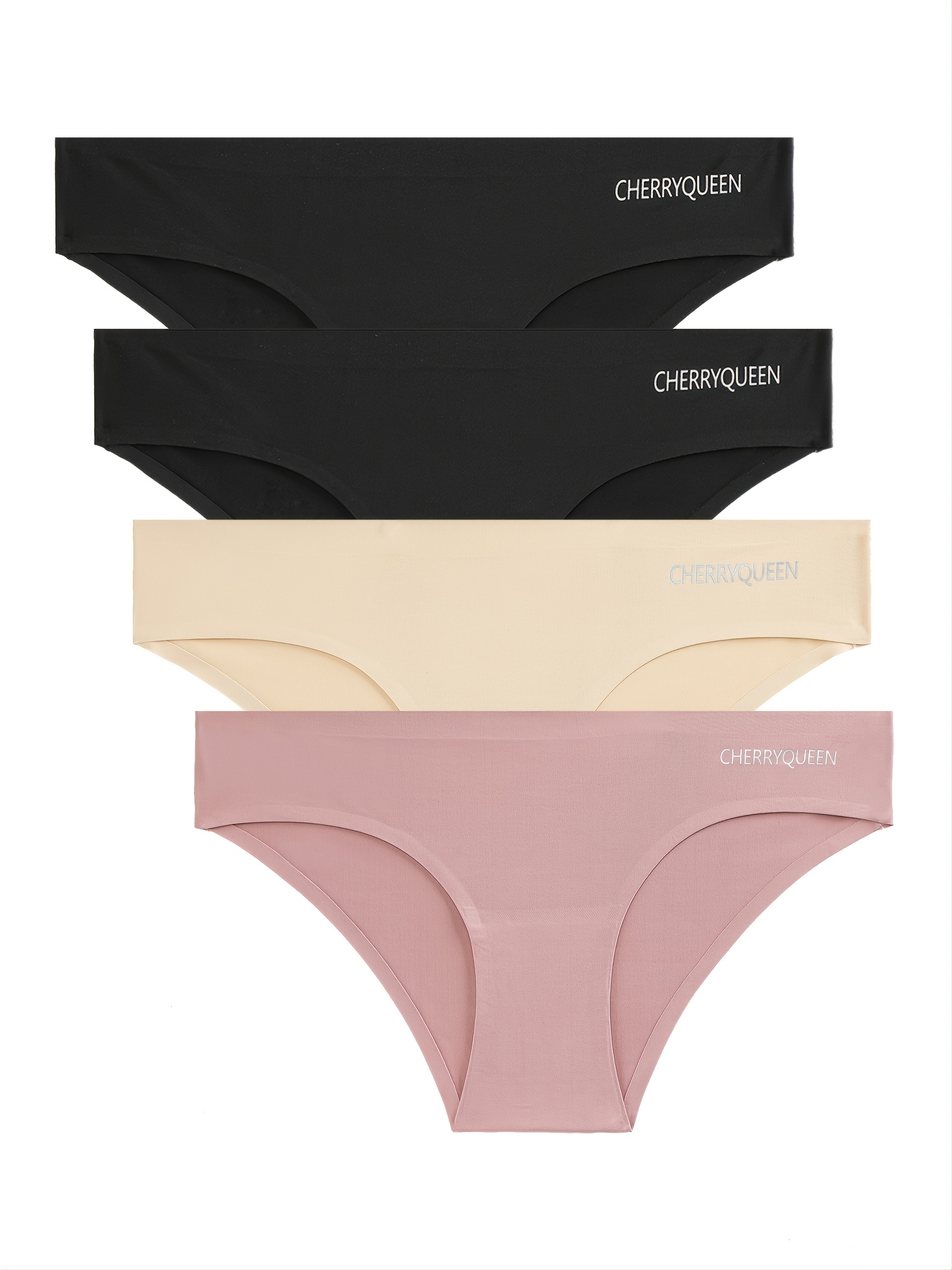 4-pack Invisible Thong Briefs