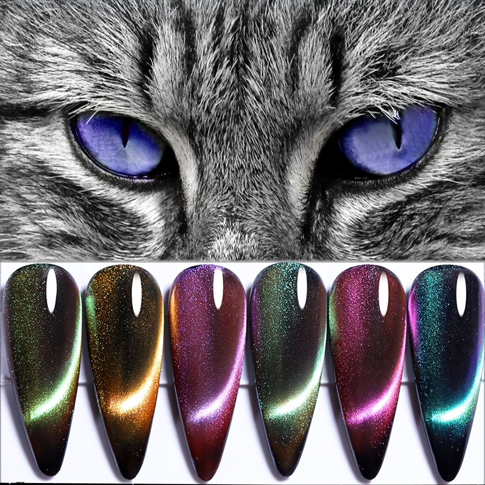

3d Chameleon Magnetic Powder Glitter Dust Cat Eye Nail Art Decor Chrome Pigment Shiny Holographic Craft Pigments Supplies