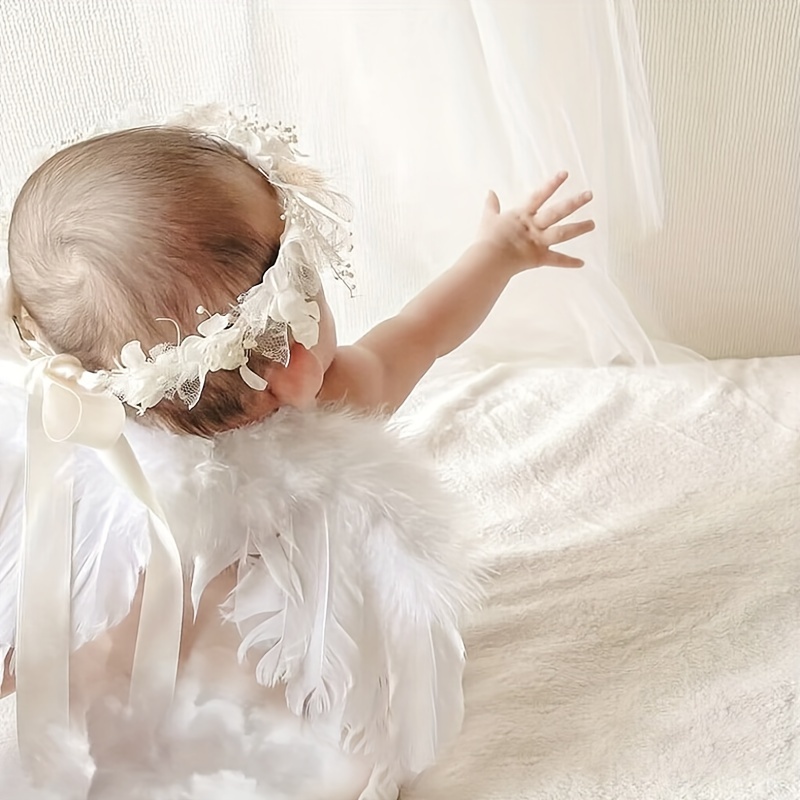 Cute New Angel Feather Wings for Baby Child Girls Angel Feather