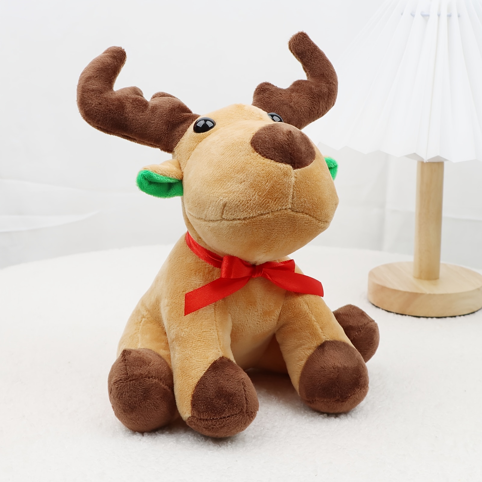 Merry Christmas Cute Santa Claus And Reindeer Plush Toys Christmas Pillow  Series - Temu