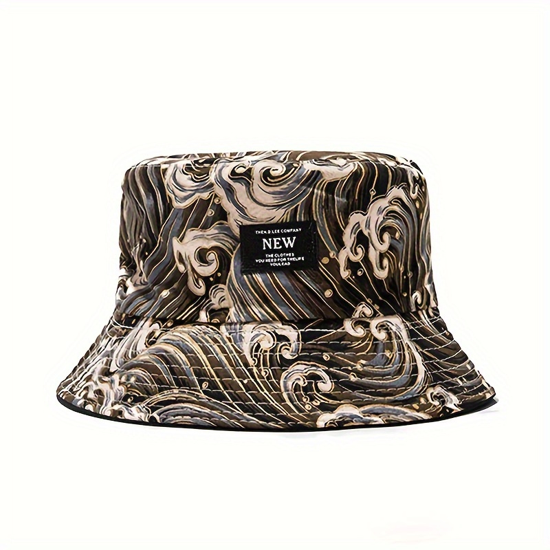 Spring Summer Double Sided Foldable Bucket Hat Outdoor Activities