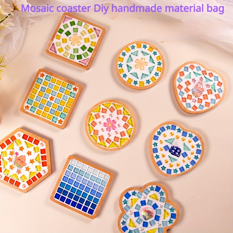 New DIY Handmade Coaster Material Package Mosaic Creative Toy