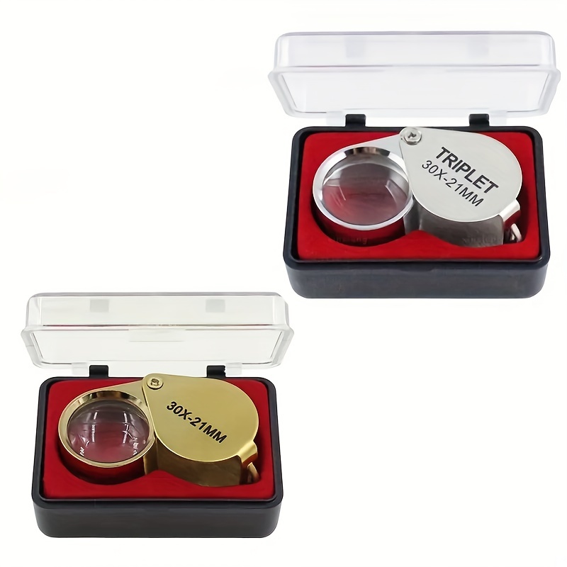 Pocket Pearl Gem Glass Magnifier Jewelry Magnifying - Temu