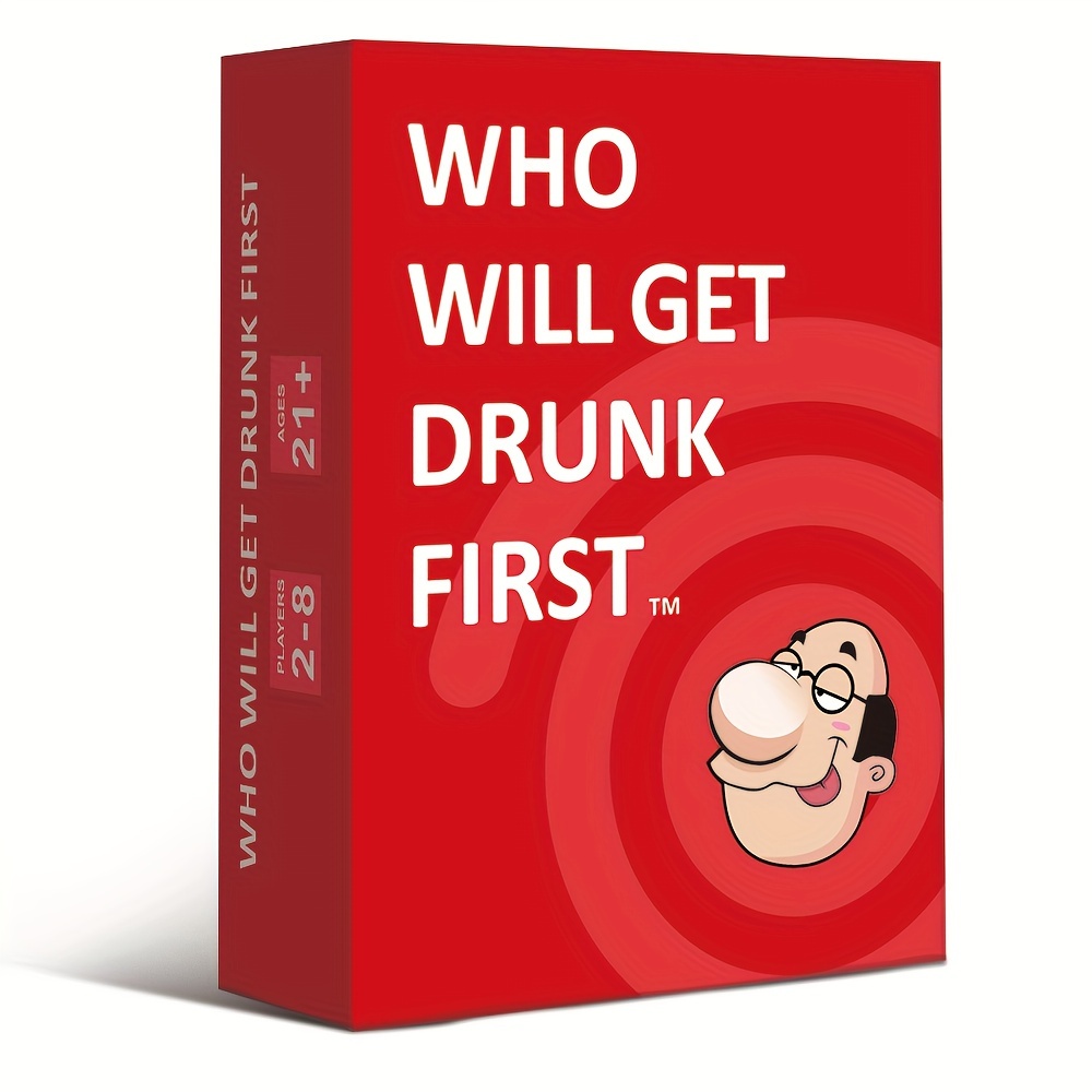 

A Fun Adult Drinking Card Game For Parties, Perfect For Happy Drinking And As A Festive Small Gift. Whoever Gets Drunk First Loses. Dimensions: 3.54in X 2.56in X 1.18in.