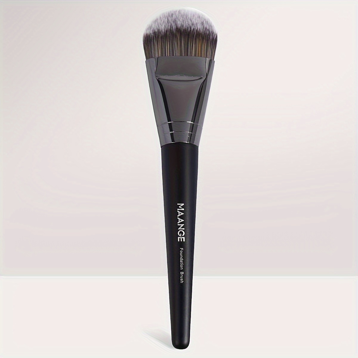 Image of Maange Large Foundation Brush - Soft Nylon Bristles For Flawless Application, Residue, Professional Makeup Tool With Portable Design, Suitable For Types, Makeup Brushes