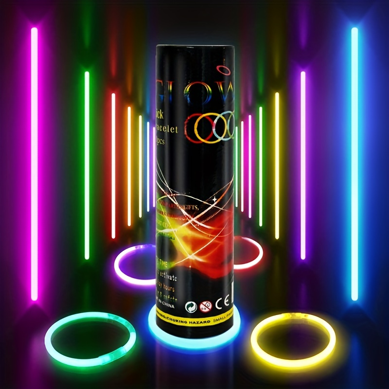 Neon Glow Sticks- A Pack Of 100