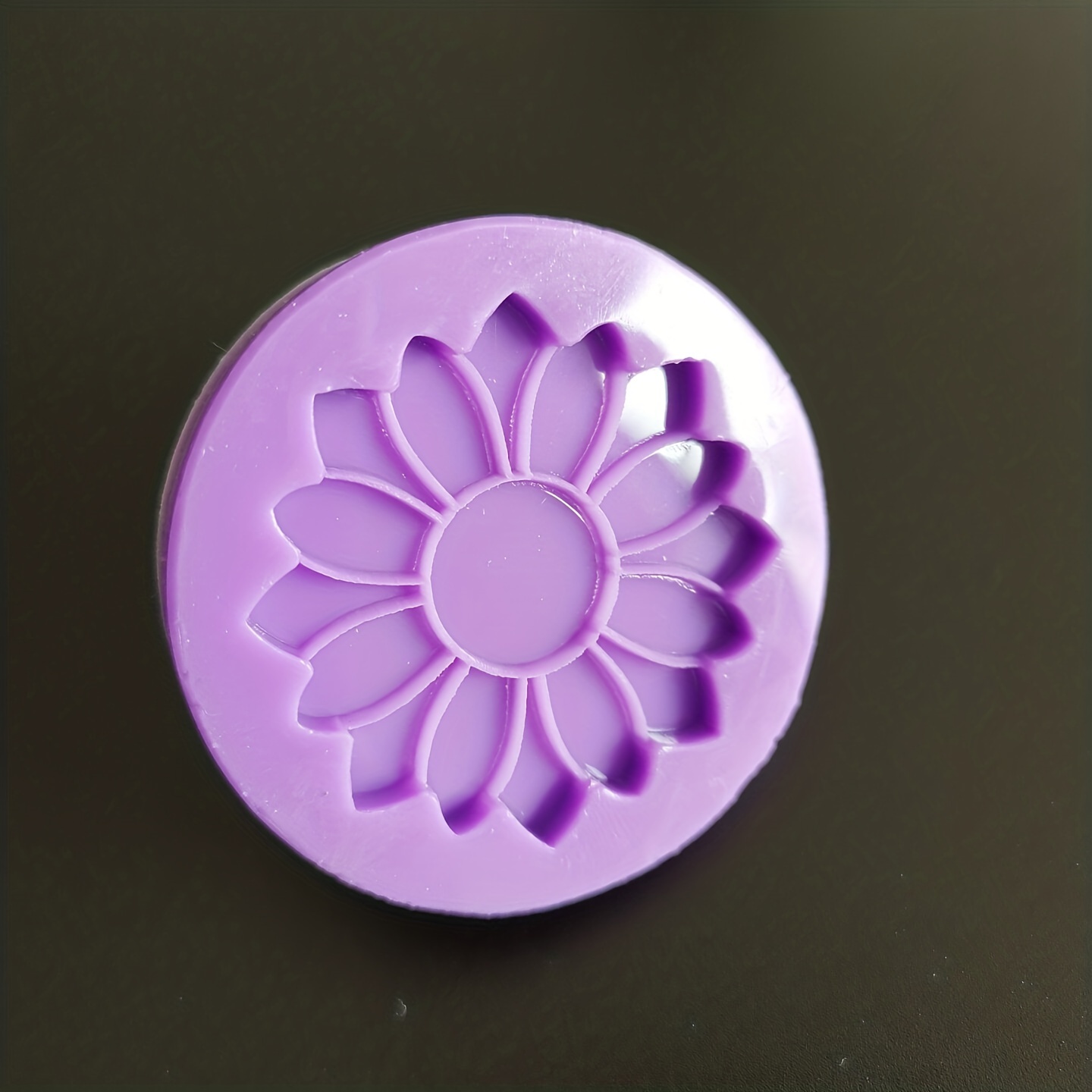 Sunflower Resin Mold Epoxy Resin Molds For Diy Round Large - Temu
