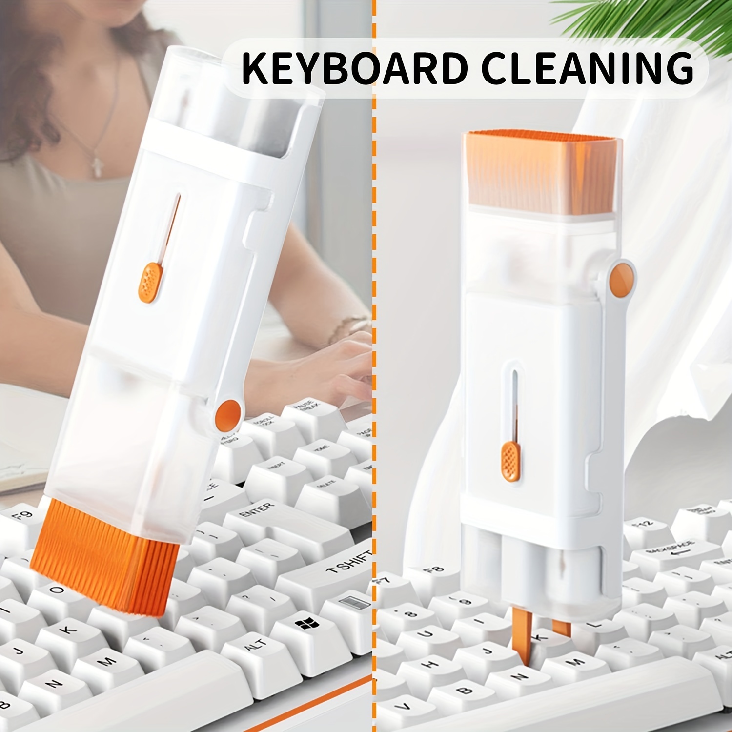 Kit de limpieza electrónica 7 en 1, limpiador de teclado, kit de limpieza  de laptop para monitor, teléfono celular, Bluetooth, auriculares, Lego