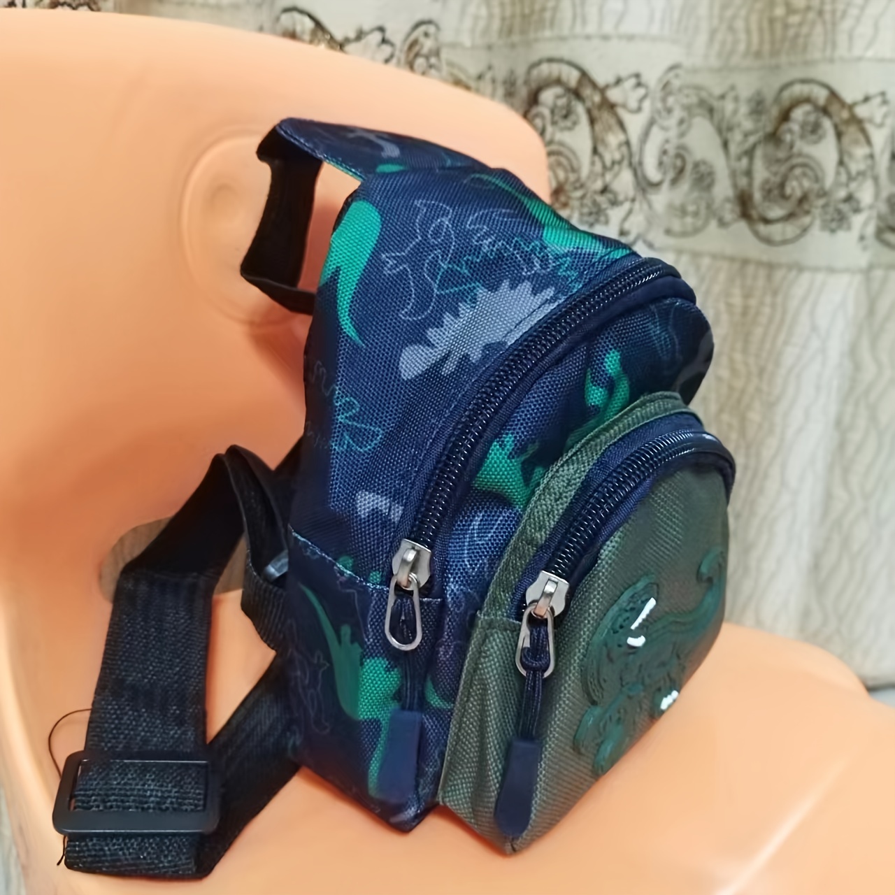 Boyy Buckle Detailed Crossbody Phone Bag in Blue