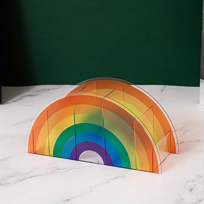 Rainbow Organizer for Arts and Crafts Supplies