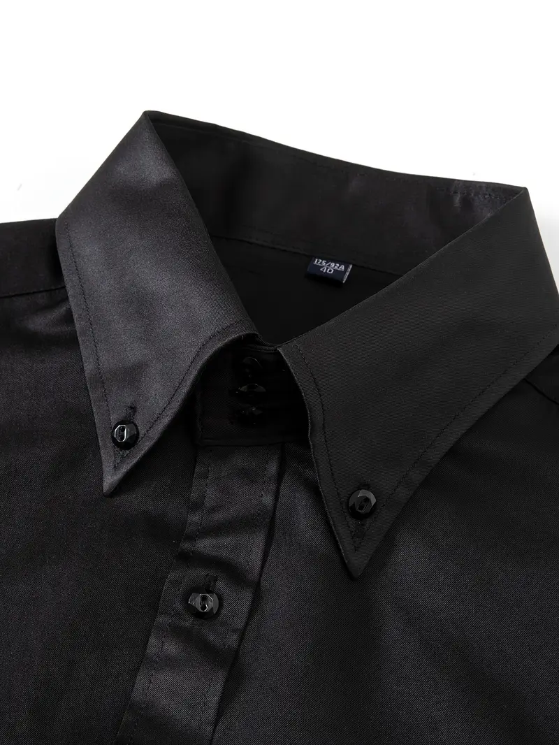 mens formal dress shirt long sleeve crystal buttons high - Temu Greece mens formal dress shirt long sleeve crystal buttons high - Temu Greece