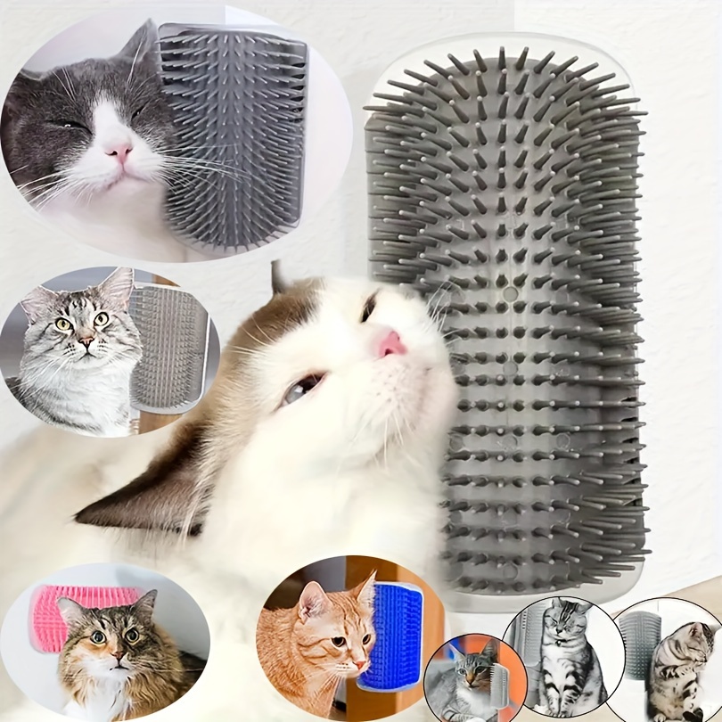

Pet Comb, Pet Toy Removable Cat Corner Rubbing Brush, Pet Hair Removal Massage Comb Pet Supplies