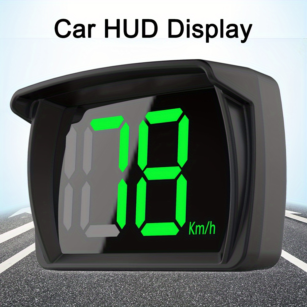 Digital Gps Speedometer, Speed Mph Or Speed Km/h Car Universal Hud Head Up  Display, Compass Driving Direction,fatigue Driving Reminder Overspeed Alarm  - Temu United Arab Emirates