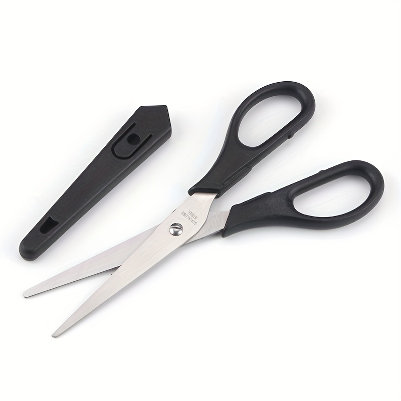 Portable Mini White Scissor Stainless Steel Blade Cutter For - Temu