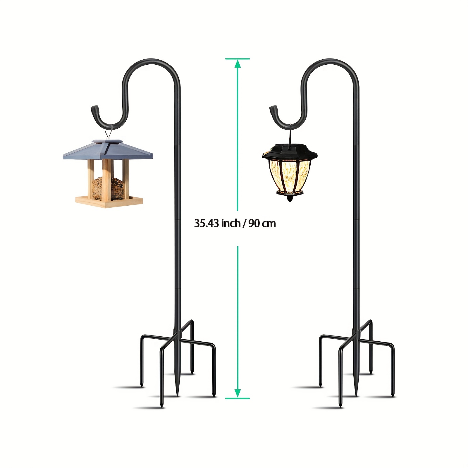 Shepherd Hook Base Bird Feeder Pole Stand Adjustable Heavy - Temu Canada