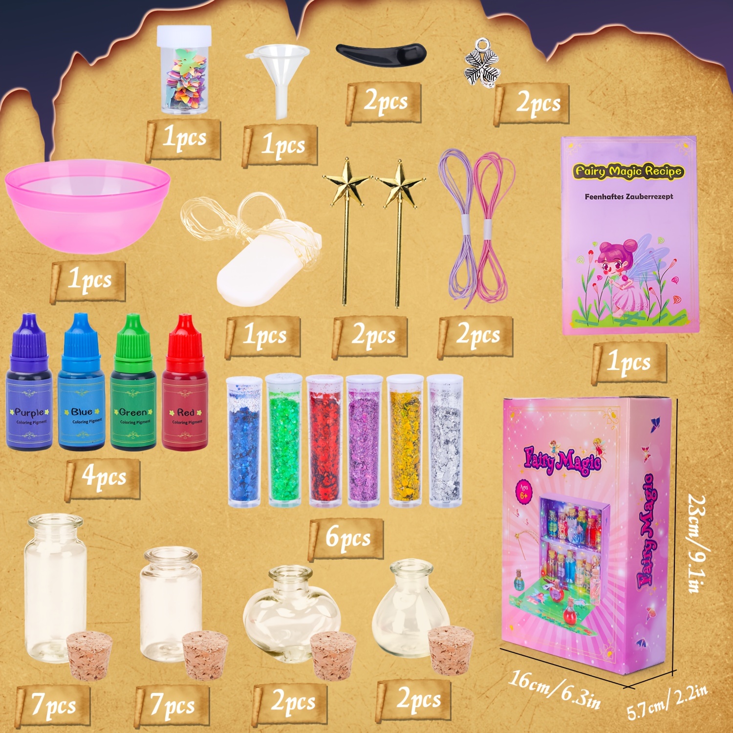 Arts And Craft Kits For Kids Girl Activity Packs Fairy Craft - Temu