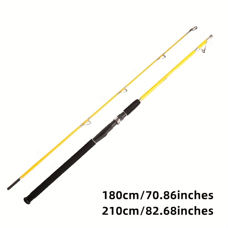 Spinning Rod 2 Sections Boat Fishing Pole Freshwater - Temu Canada