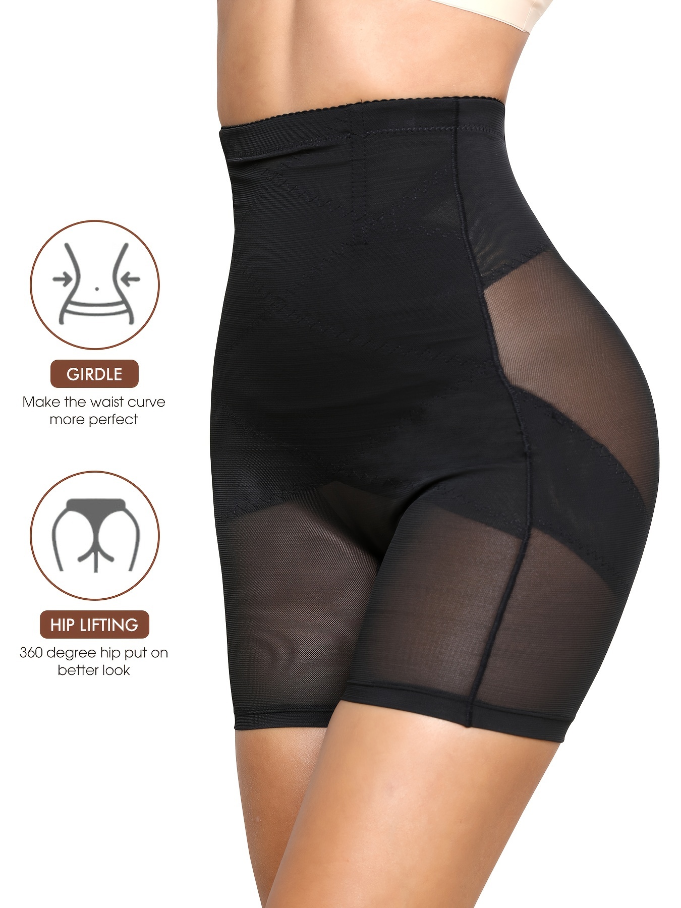 Women's Tummy Control Panty Butt Lifter Shapewear - Temu Canada