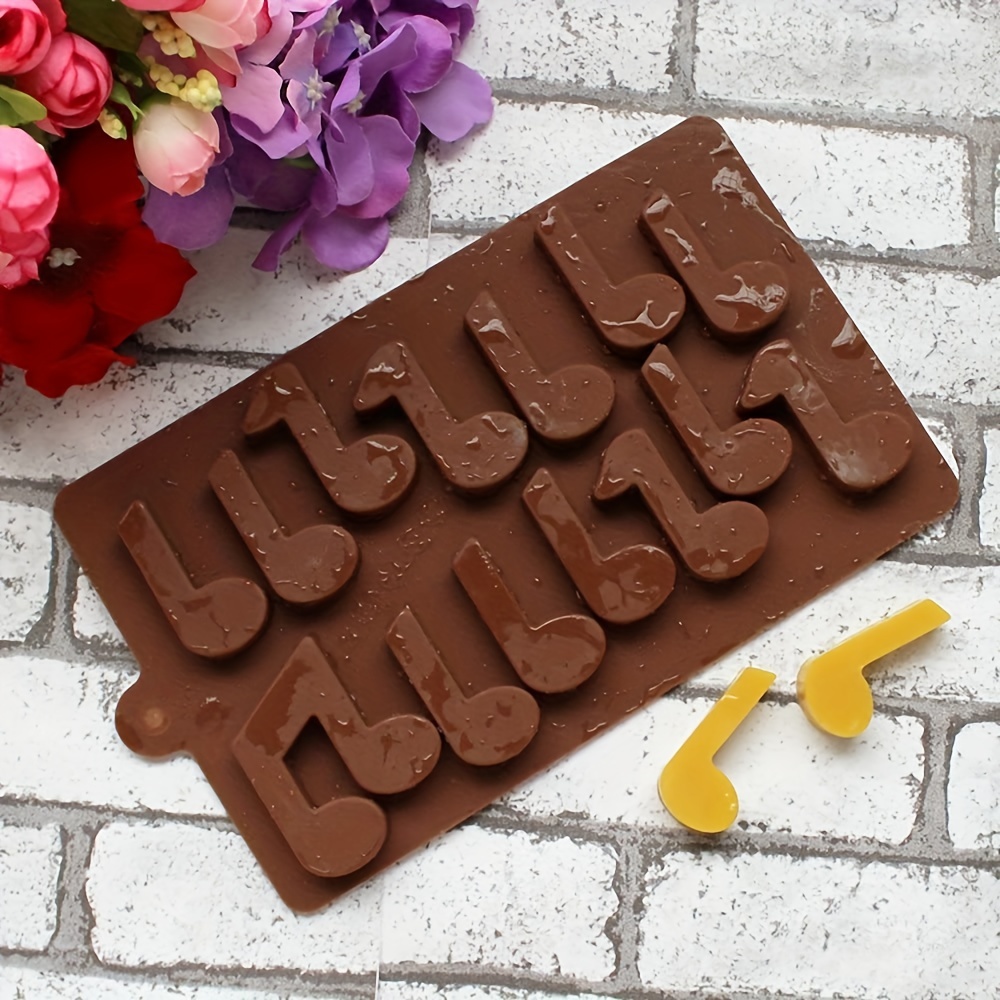 Brown And Pink Silicone chocolate Moulds, For Kitchen