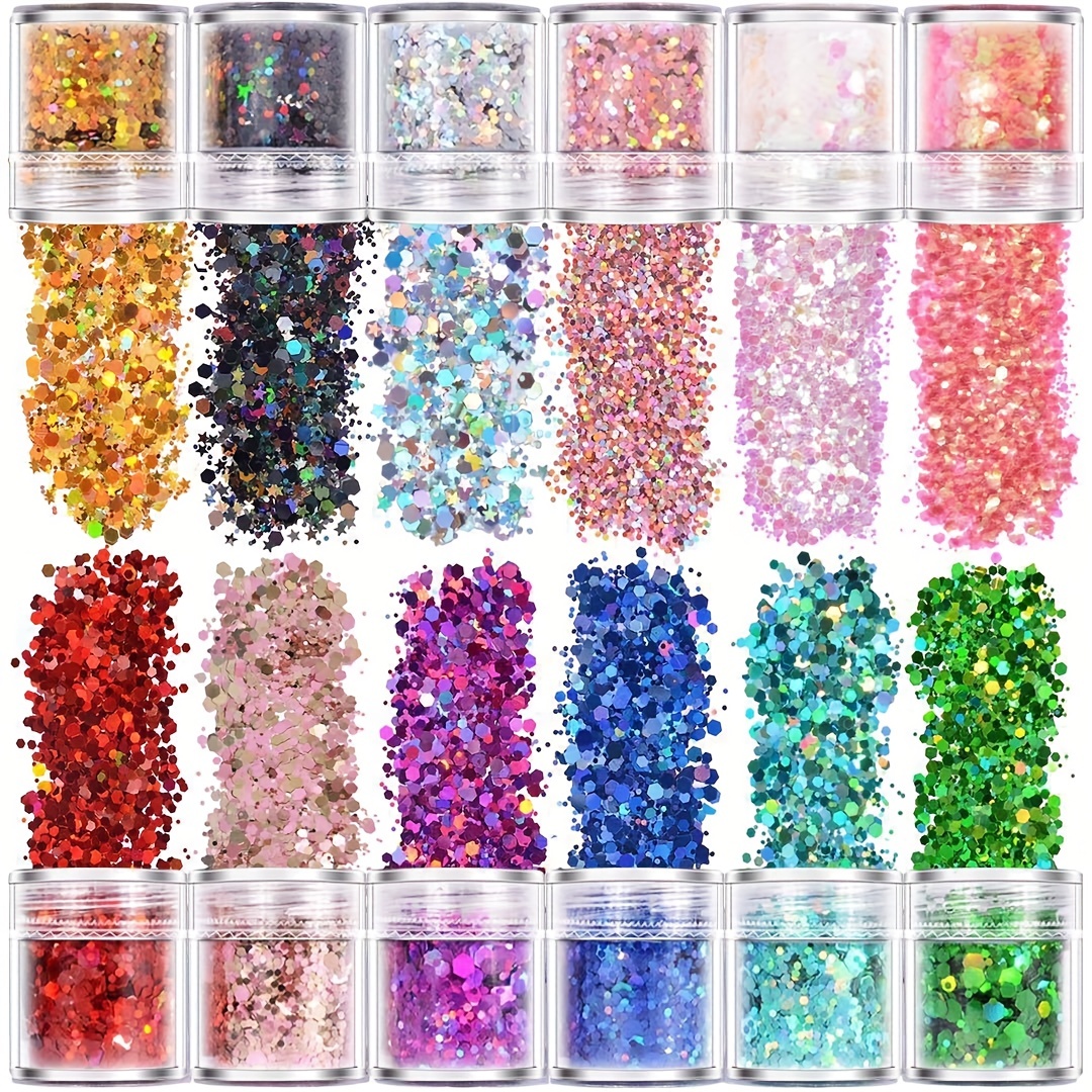 Holographic Glitter For Nails Nail Glitters For Acrylic - Temu