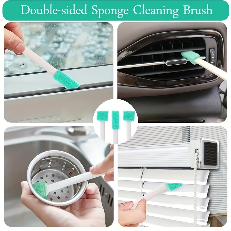 6 Pack Household Deep Cleaning Brush Set-Kitchen Cleaning Brushes, Includes  Scrub Brush/Dish Brush/Bottle Brush/Grout Corner Brushes/Crevice