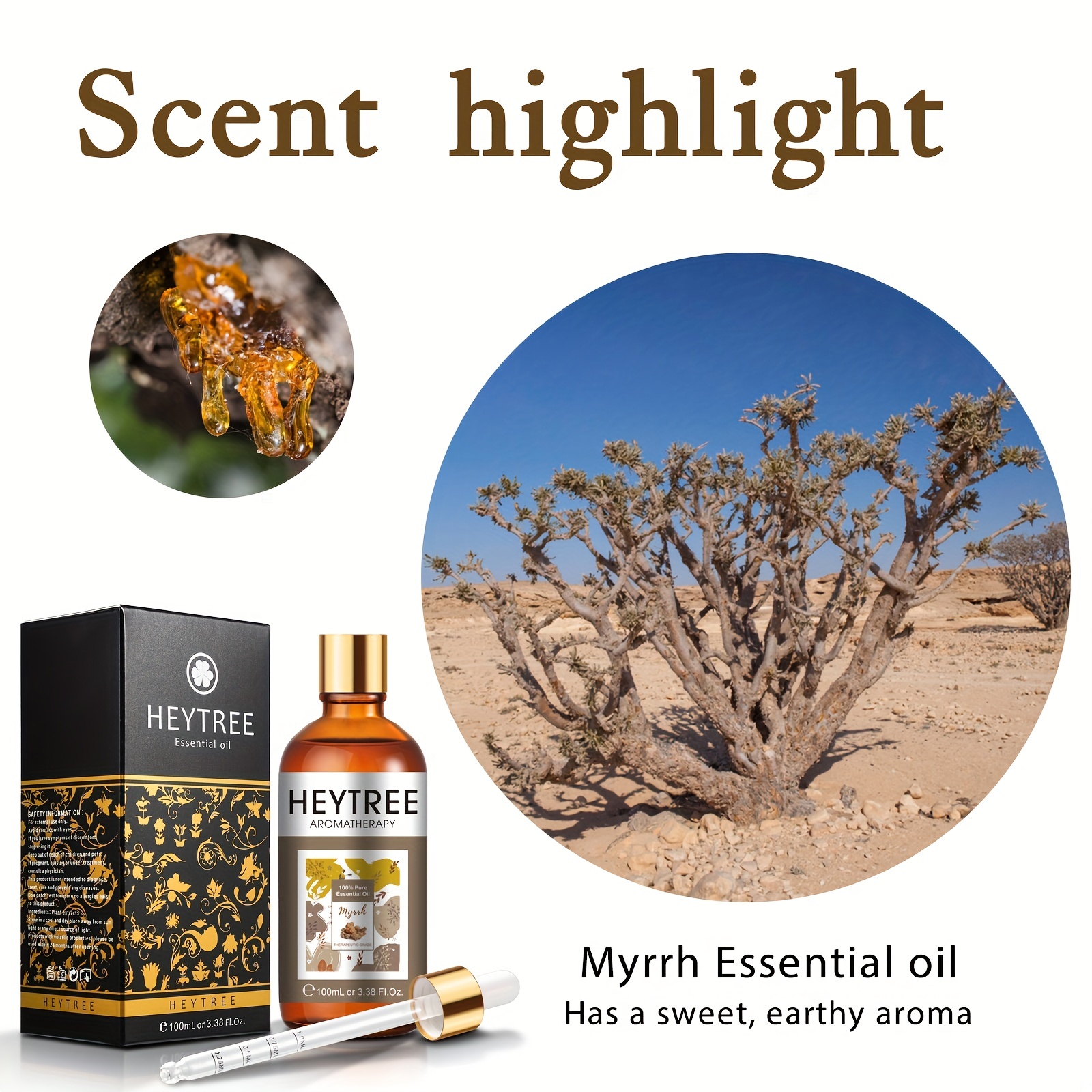 Plantlife Myrrh 100% Pure Essential Oil - 10 ml