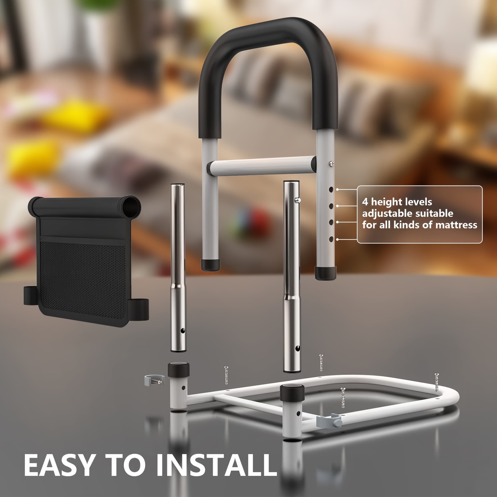 Mobility Rail - Bedside Safety Handle for Seniors