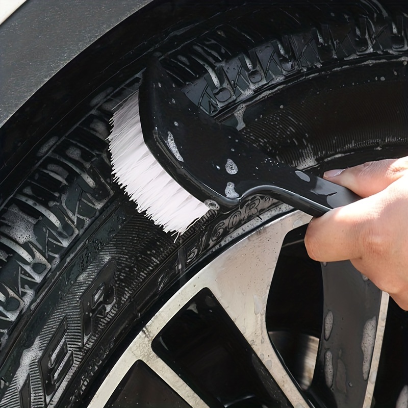 Tire Brush Hard Bristle Brush Car Detailing Brush Washing - Temu