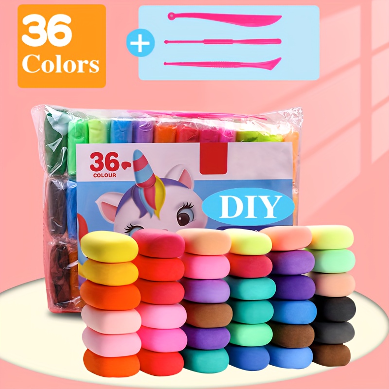Air Dry Clay, 24 Colors Modeling Clay Magic Clay With Sculpting