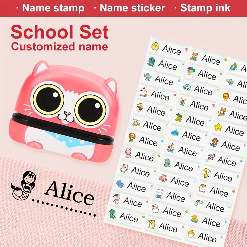Custom-made Baby Name, Baby Name Clothes, Stamp Stickers