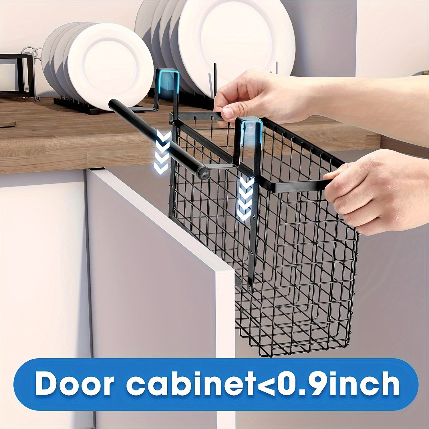 kitchen accessories hanging mesh storage closet