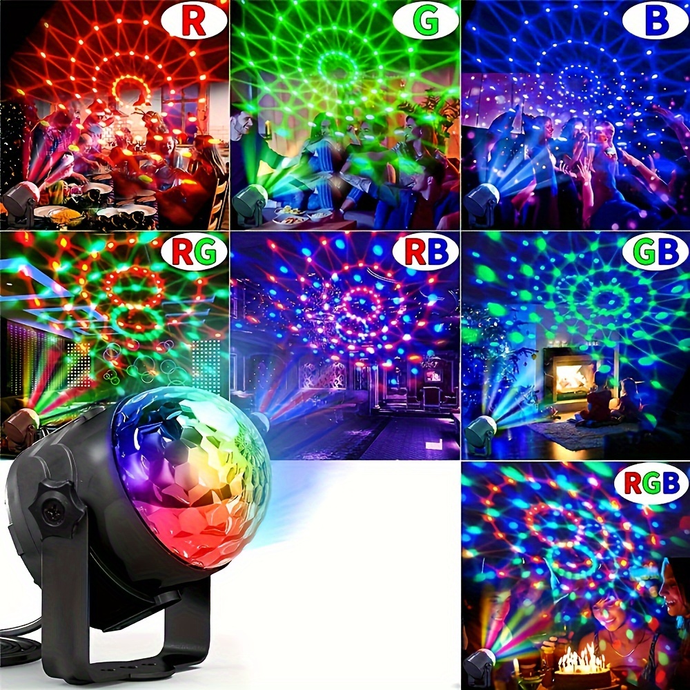 Jeu de lumières PARTY Boule disco RGB