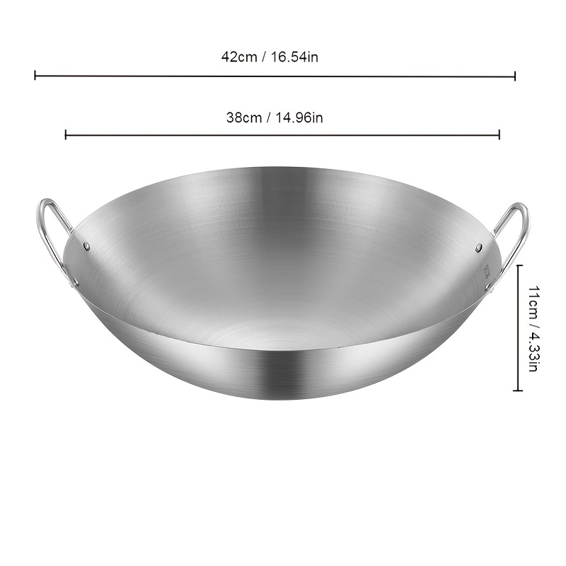 1pc, Sartén Antiadherente, Sartén De Acero Inoxidable 304 Antiadherente, Sartén  Para Huevos, Sartén Para Tortillas, Sartén