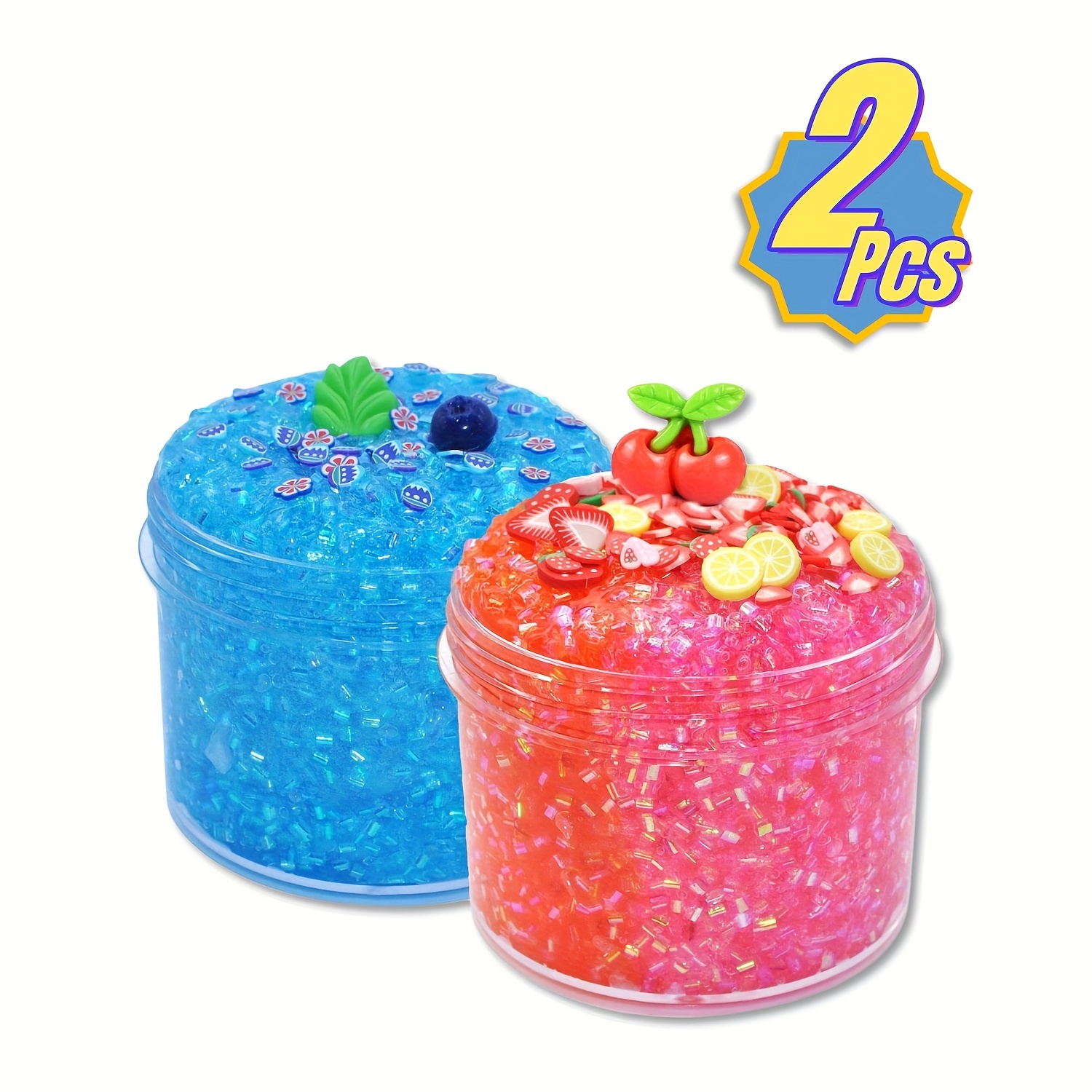 Plastic Crunchy Slime Beads, Bingsu Beads Slime